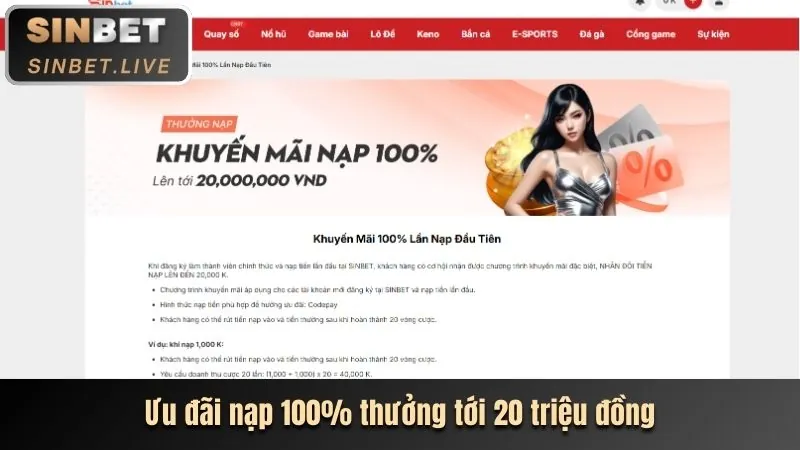 Các loại khuyến mãi TA888